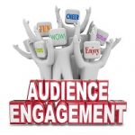 Audience Engagement Cheering People Customers Words